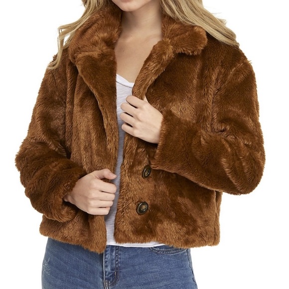 Free People Jackets & Blazers - Free People | Teddy, Faux Fur Coat in Brown